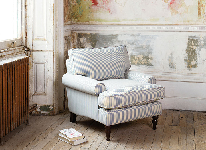 Cooksbridge Chair in Cloth 21 Simple Stripe Bilberry_tablet